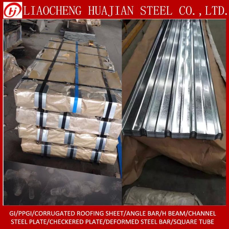 Galvanized Corrugated Roofing Sheet with Trapezoidal Tile