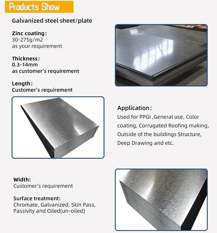 Ms Coil Cold Rolled Steel Dx51d Galvanized Steel Sheet