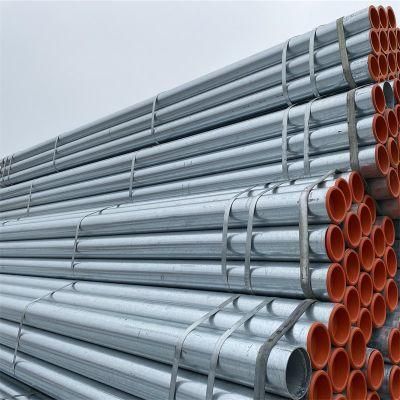 High Quality Galvanized ERW Gi Carbon Steel Pipe ASTM A500 Gi Round Pipe for Greenhouse