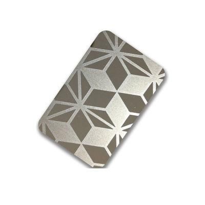304 316 430 441 444 Etched Designed Stainless Steel Plate and Sheet