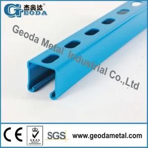 41 X 41 Powder Coated Unistrut Steel Slotted Strut Channel