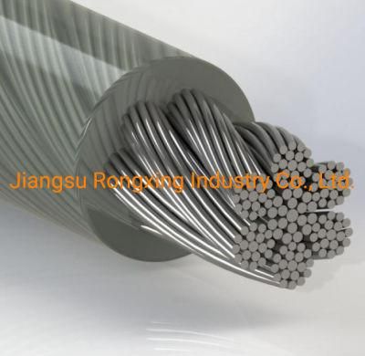 1/4&quot; - 5/16&quot; PVC Coated Galvanized Aircraft Cable - 7000 Lbs Breaking Strength