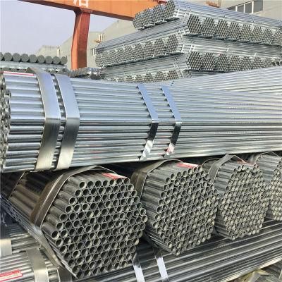 ASTM A53 B Grade 25 X 25 mm Galvanized Round Steel Pipe Tube