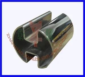 SS Round Slotted Tube (180degree)