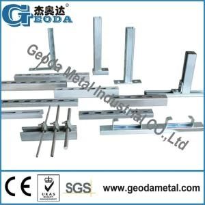 Pre-Galvanized Steel Strut U Channel Sign Post Support OEM Factory