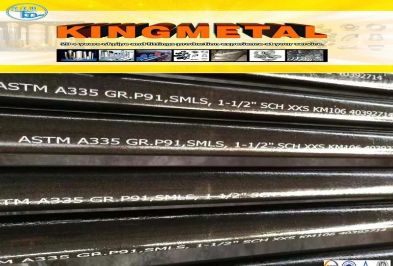 ASTM A335 P91 P11 P12 P22 Seamless Alloy Steel Pipe