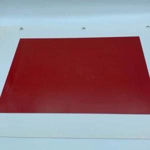 Color Coated Plate Steel for Home Appliances. Cinnabar-Red Color