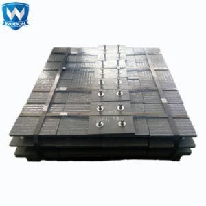 Wodon Chromium Wear Resistant Steel Plates for Raw Mill Scraper Liners