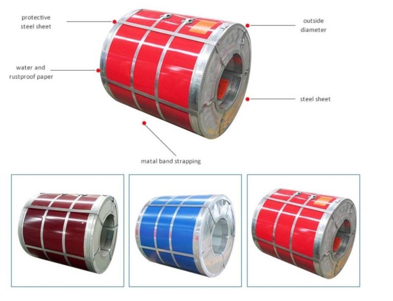 Building Material Color Coated Galvanized Steel Coil/Color Steel Coil/Steel Coil