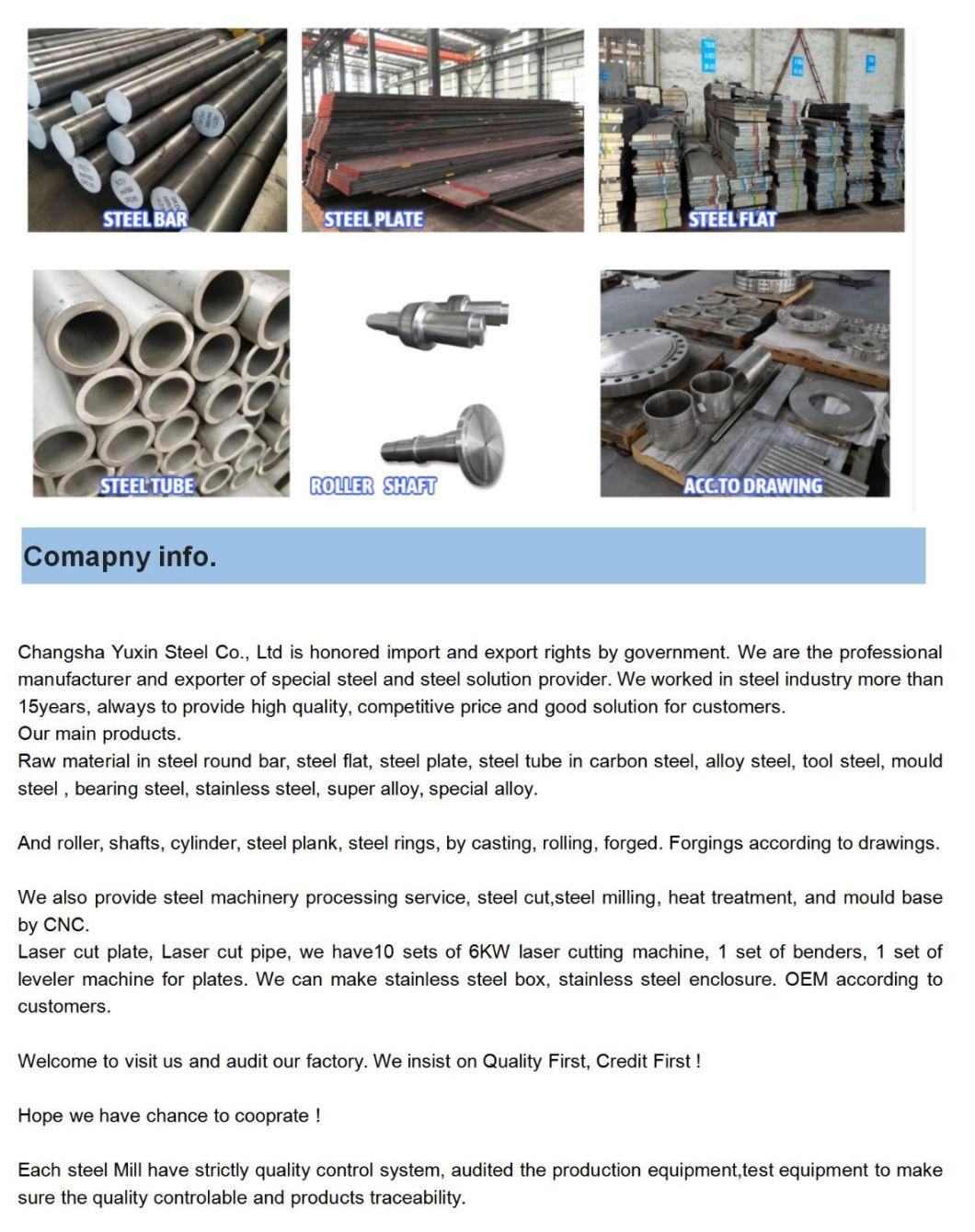 S136, 1.2083, SKD61, ESR Steel Melting Alloy Tool Steel Round /Flat Bar
