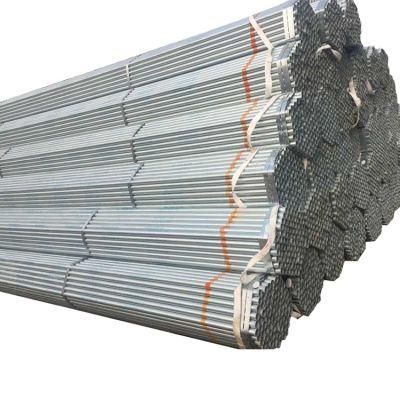 Zinc Coating 0.6mm Thick Hot Seamless / Welded SGCC Customized Galvanized Steel Tube