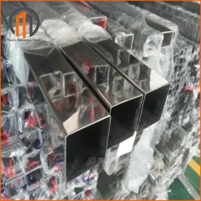 304 201 316 Polished Stainless Steel Square Tube / Pipe Steel