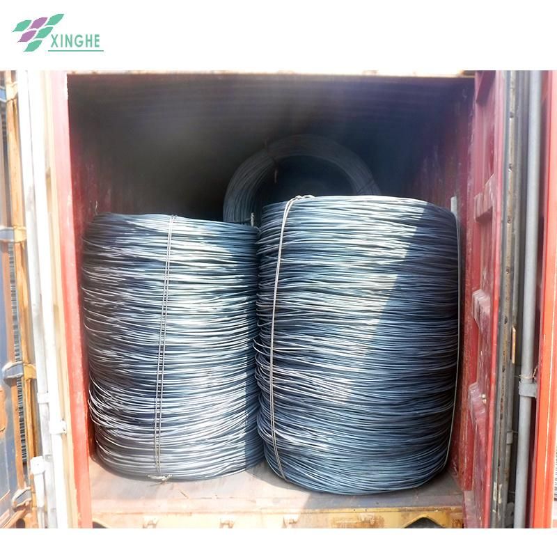 Low Carbon Q235 Q195 Hot Rolled Mild Steel Wire Rod in Coils