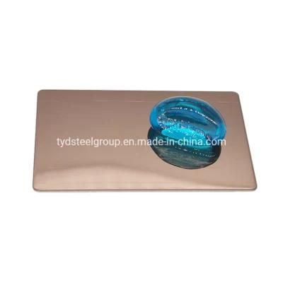 Hot Selling ASTM A554 Cold Color Coating Super Mirror 8K Anti Fingerprint Apf Anti Corrosion Inox Stainless Steel Sheet