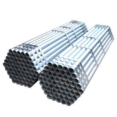 Hot DIP Galvanized Round Steel Pipe / Gi Pipe Pre Galvanized Steel Pipe Fittings Galvanized Tube for Construction
