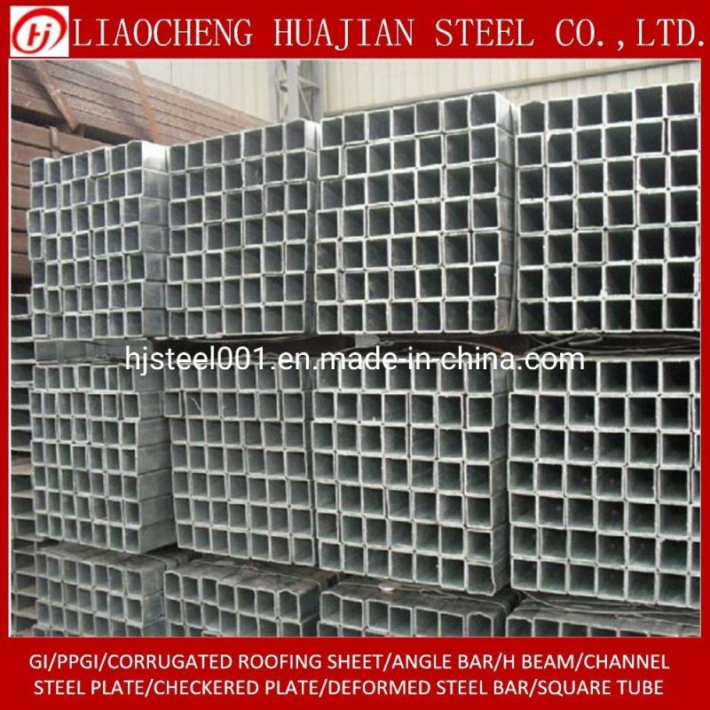 Welded Black Square Rectangular Steel Tube Square Rectangular Hollow Section