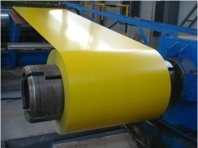 Yellow Color Coated Prepainted Galvanized PPGI Steel Coil