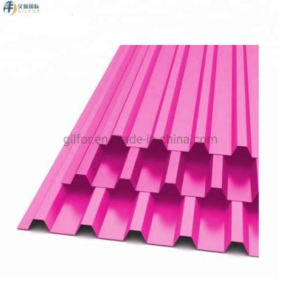 Color Coated Prepainted Zinc Corrugated Steel Roofing Sheet for Steel Structure