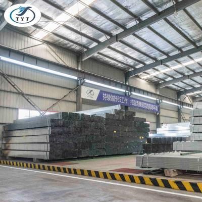 Galvanized Zinc Coating Carbon Material Square Steel Pipe Tianjin Manufacture