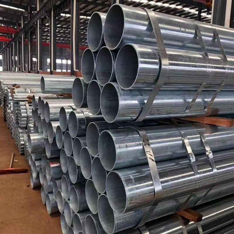 ASTM A53b Hot Dipped Gi Steel Pipes Prices 1.5 Inch 200X200 mm Galvanized Round Steel Pipe