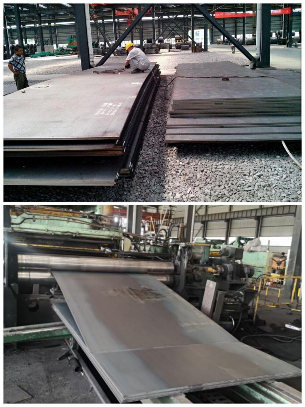 China Manufacture Ss355jr S275jr HRC Ms Hot Rolled Mild Carbon Black Iron Metal Boilers Bridges Ship Platessteel Trip Steel Sheet Plate for Building Material
