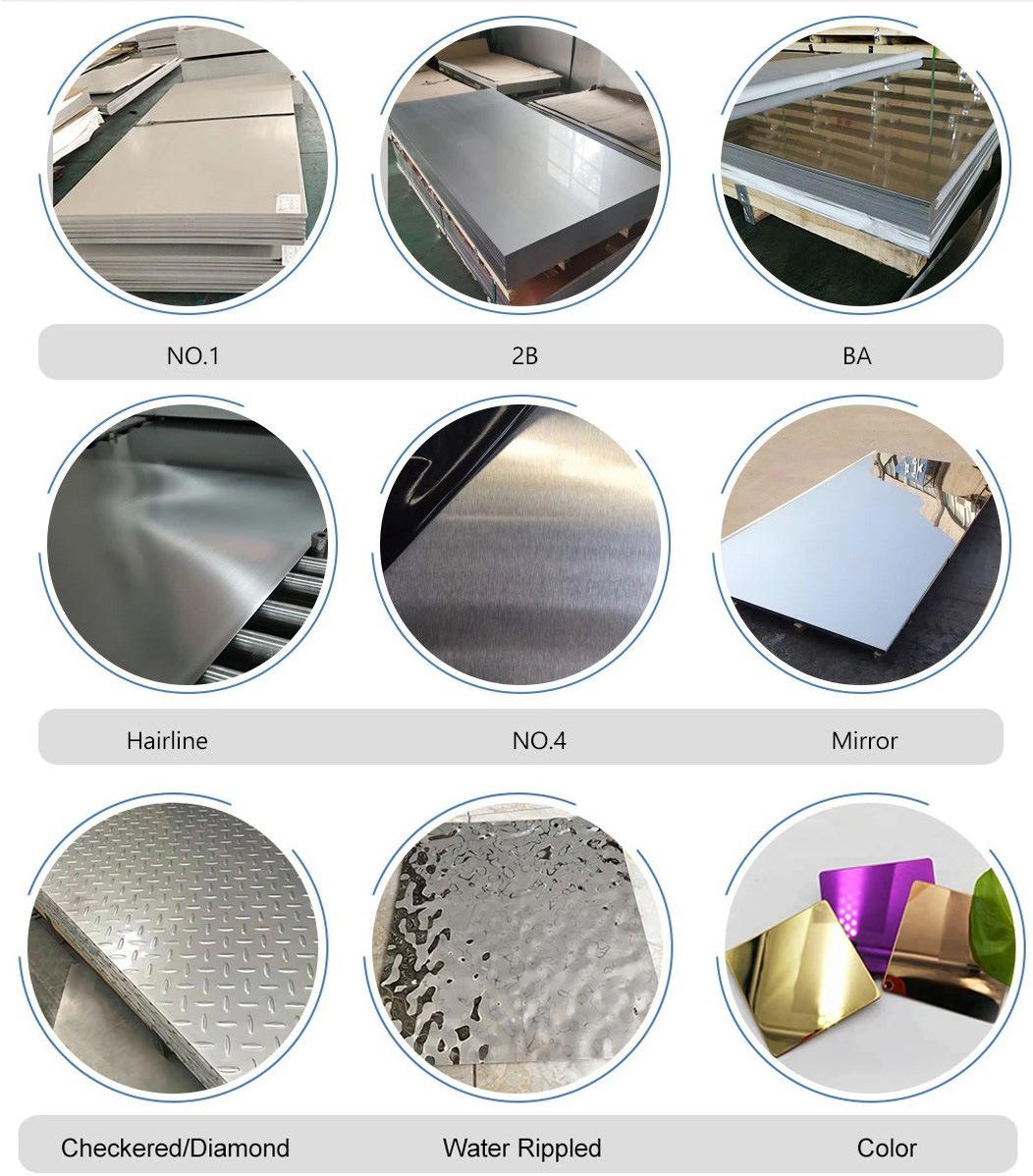 316L Elevator Stainless Steel Decorative Sheet Color Plate /Plate Ba with PVC Film