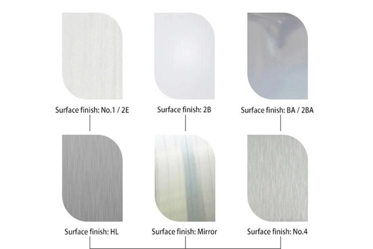 Cold Rolled 2mm 5mm Thickness SUS 201 304 316 2b Ba Ss Stainless Steel Sheet Plate