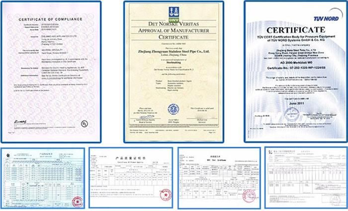 Construction Materials Seamless Stainless Steel Tube 88.9*3.05