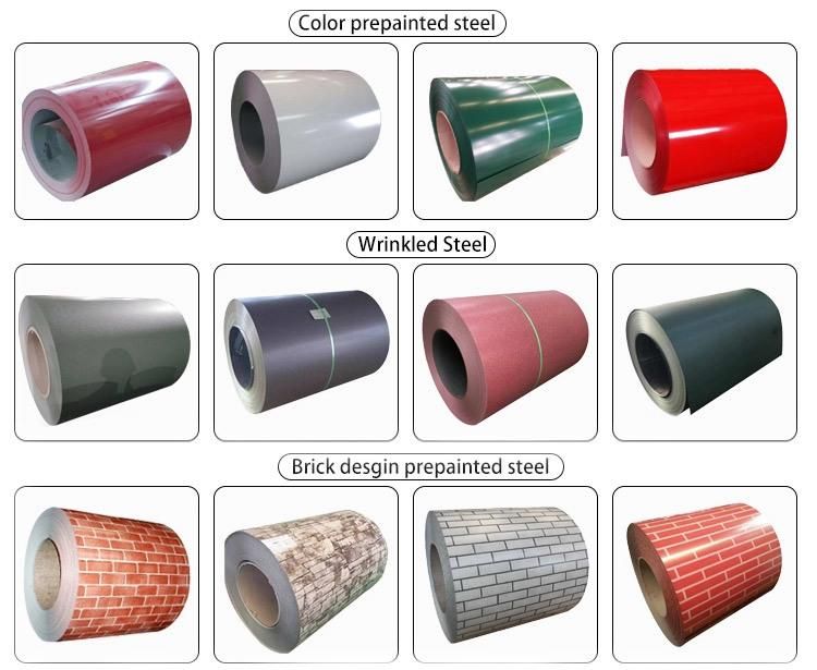 PPGI/PPGL Building Material Prepainted Galvanized/Galvalume Steel Coil Ral Color Coated Galvanized Steel Coil