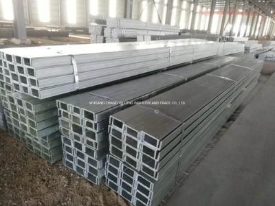 Galvanized Profile Steel / Galvanized U Channel Steel for Building Preservative Steel Channel