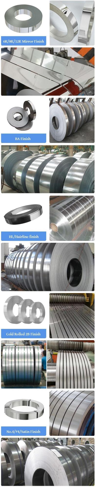 Decorative Material Ba 8K Stainless Steel Strip