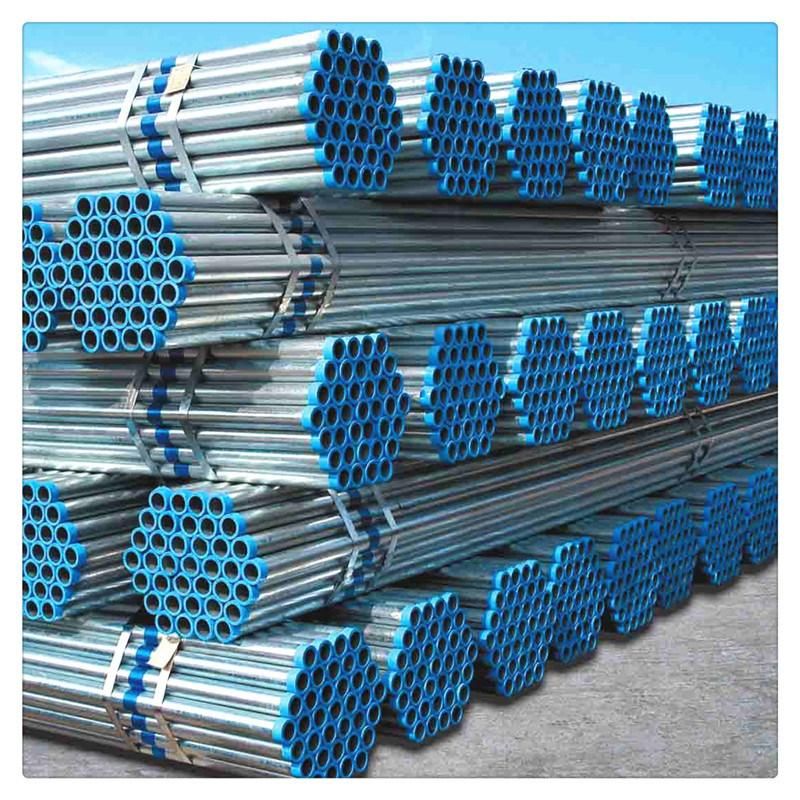 Q235/BS1387/ERW/Galvanized/ASTM/Round/Thread/Grooved/Painted/Pre Galvanized Steel Pipes