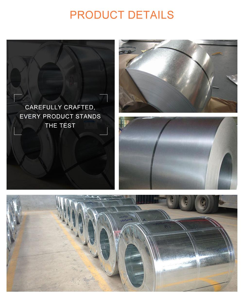 Price Per Ton Standard Sizes ASTM A792 Dx51d Z100 Hot Rolled Prepainted Galvanized Steel Coil