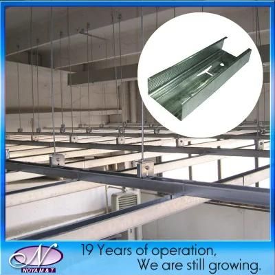 U Channel / C Ceiling Channel Metal Steel Galvanized Drywall Profile