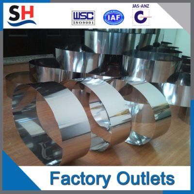SUS AISI 201 304 316 430 310 421 2205 2b No. 4 8K Mirror Finished Precision Cold Rolled Metal Flat Strip Stainless Steel Stripping