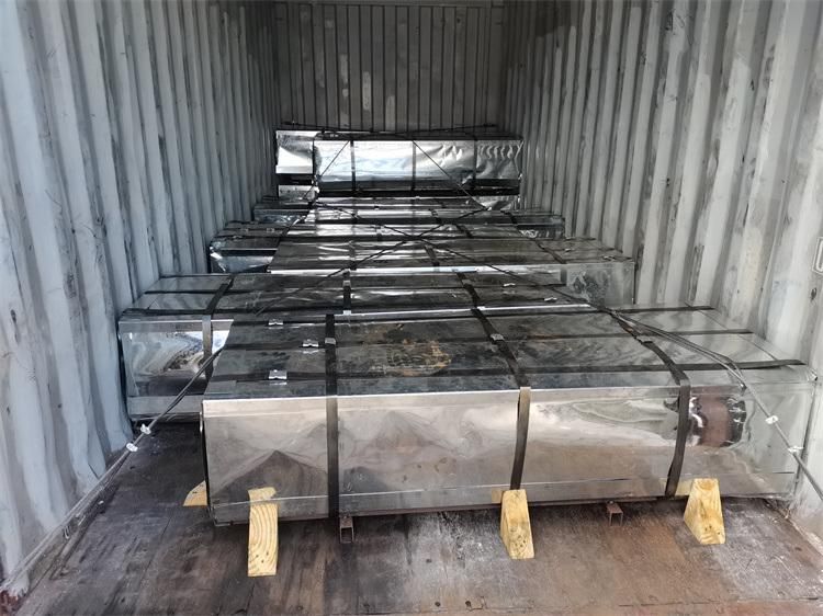 Chinese Roof Materials Hot Dipped White Zinc Coating Gi Galvanized Corrugated Steel Sheet