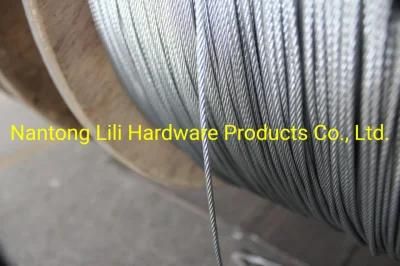 1X19 7X7 7X19 Steel Rope Multi Stranded Steel Wire Rope, Wire Rope, Galvanized Steel Wire Rope