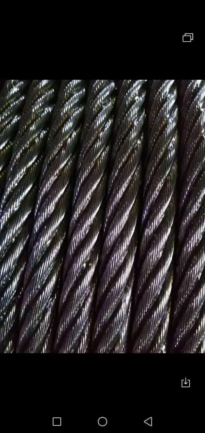 7X7 Galvanized Steel Wire Rope 1mm 2mm 3mm 4mm 5mm