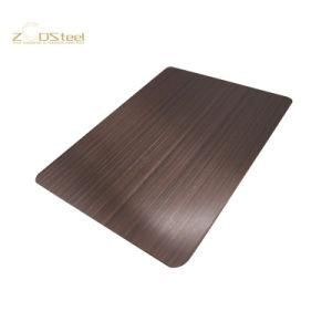Golden / Black / Copper / Bronze / Rose Gold / Champagne Hairline Anti-Fingerprint Stainless Steel Sheet