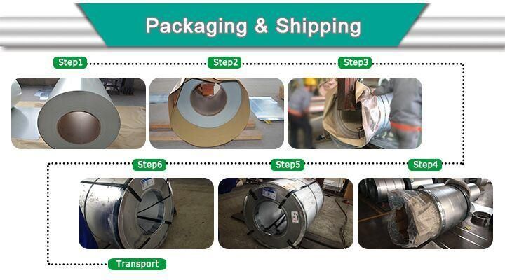 PPGI PPGL Z60g-275g Zinc Coated Steel Prepainted Color Coated Galvanized Steel