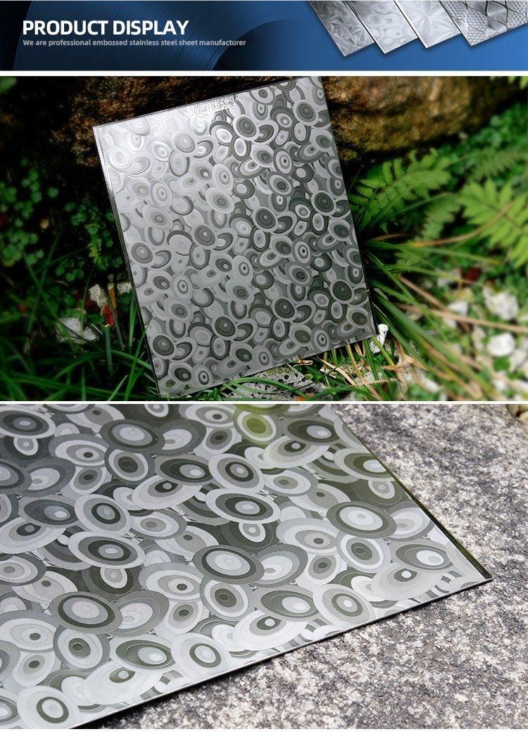 New Products 304 Stainless Steel Embossed Sheet Products China Supplier