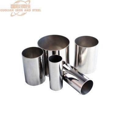 Round Welded Polished Tube 201 SS304 316 Stainless Steel Pipe for Construction