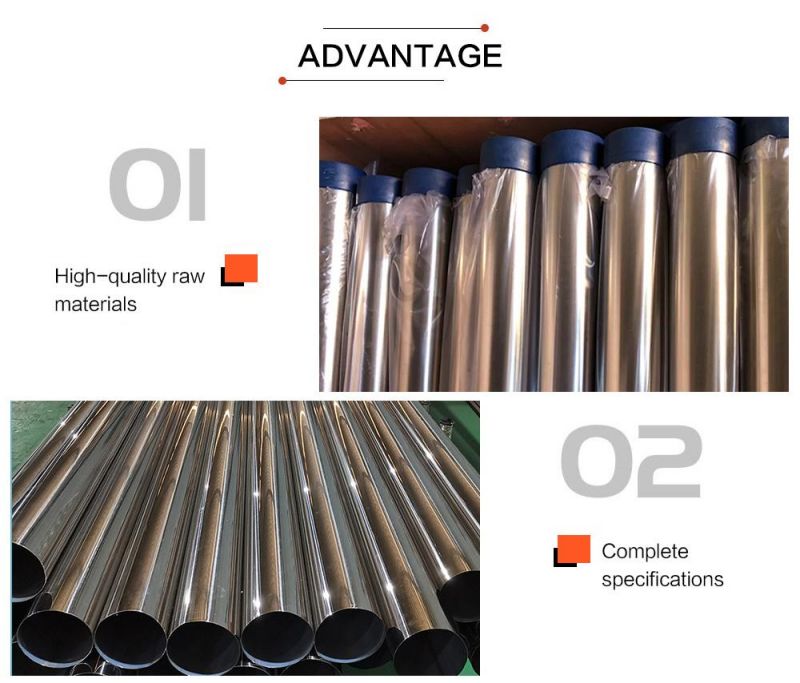 Sanitary Stainless Steel Pipe ASTM A312 304/304L Cold Drawn/Cold Rolled Seamless Pipe Polishing