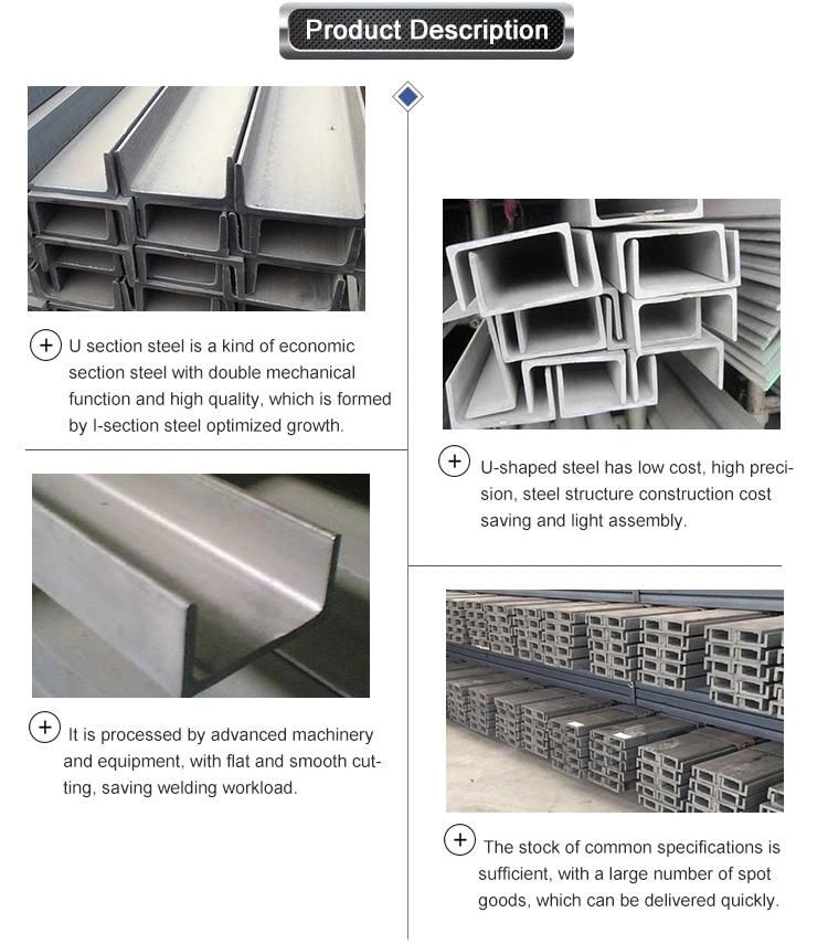 High Quality All Type Channels C Channel Galvanized C Type Steel for Supporting System Made in China