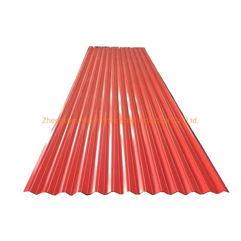 Corrugated PPGI Iron Roof Sheet Prepainted Galvanized Steel Roofing Tile