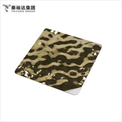 Best Decorative Material Panel Water Ripple Stainless Steel Sheet