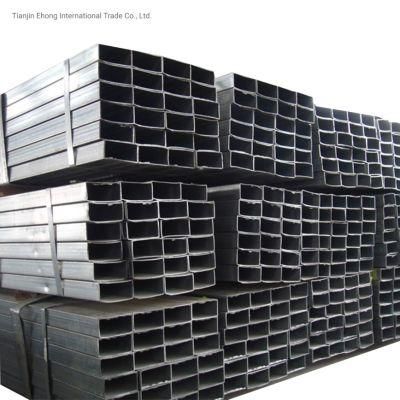 Q235B Q355b ASTM A500 Square Rectangular Steel Pipes Price Per Ton Steel Tube Black Carbon Pipe Price