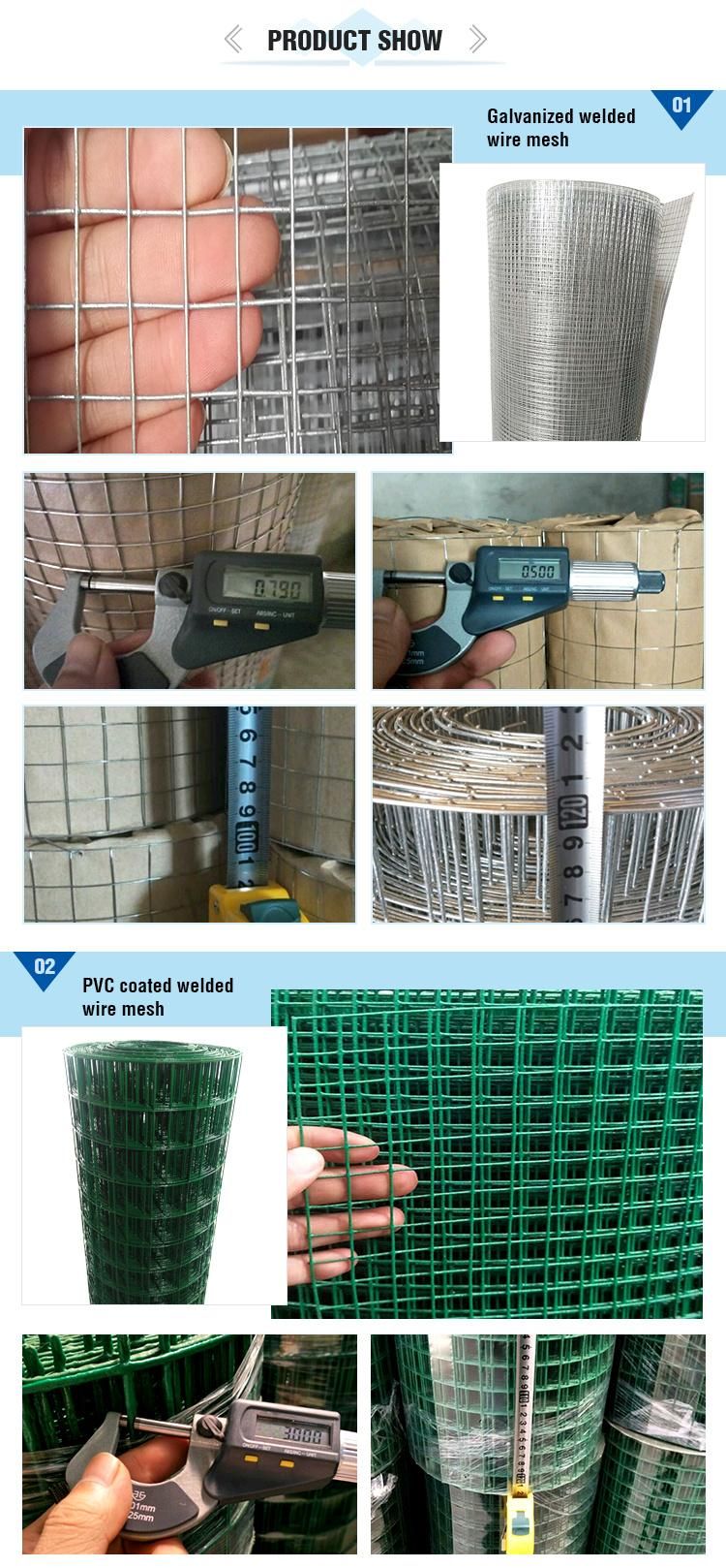 Best Selling 2 X 4 Galvanized Iron Wire Welded Wire Mesh with Lowest Price