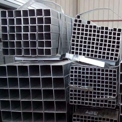 ERW Q195/Q235/Q345 Galvanized Square/Rectangular Steel Pipe Tube