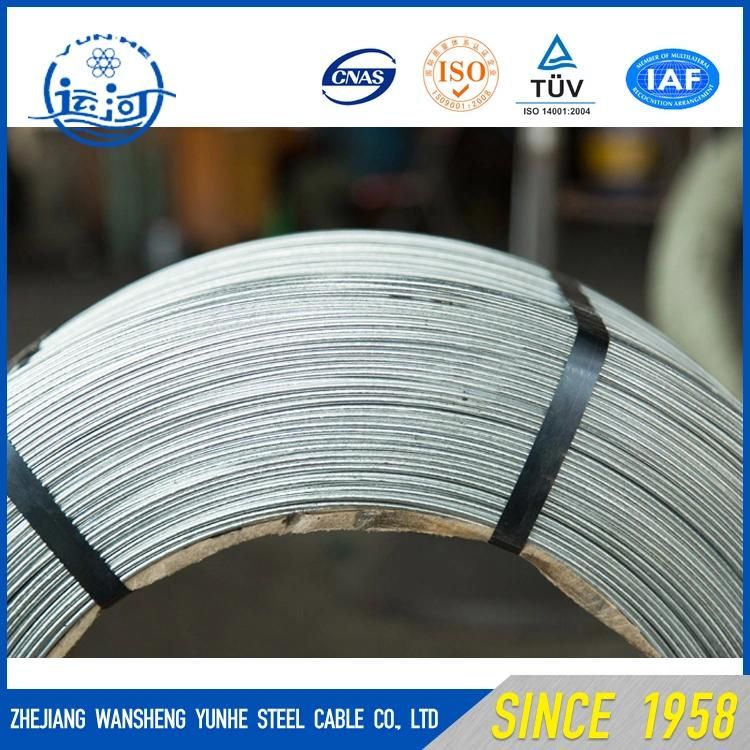 0.30mm 0.33mm 0.35mm Hot Dipped Galvanized Iron Wire Spool for Ship Cable Armouring